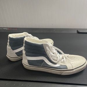 High top Vans blue/white size 9.5